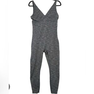 Outdoor voices jumpsuit, heather grey, size small